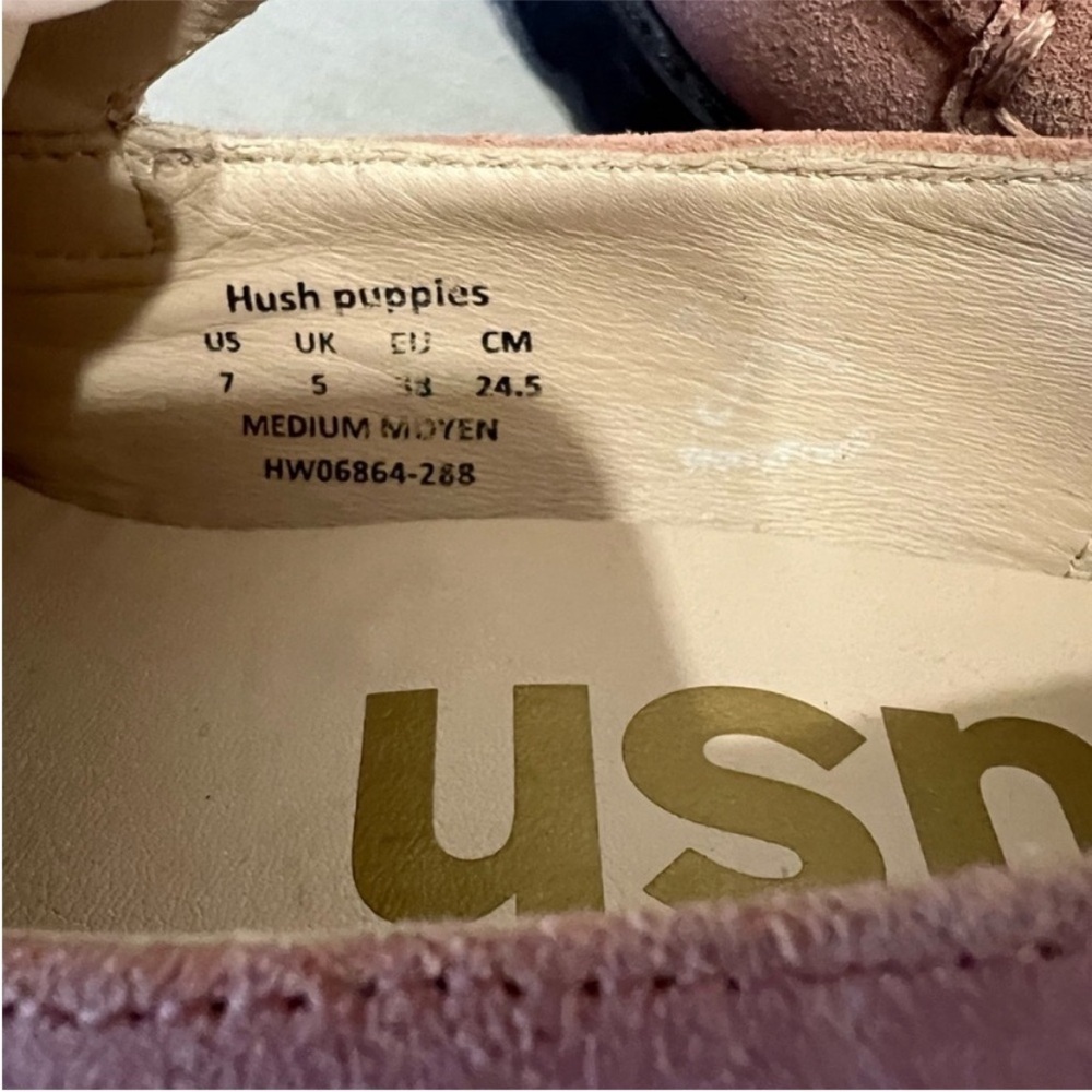 Hush Puppies Lucy Loafer in Blush Suede - Picture 6 of 8